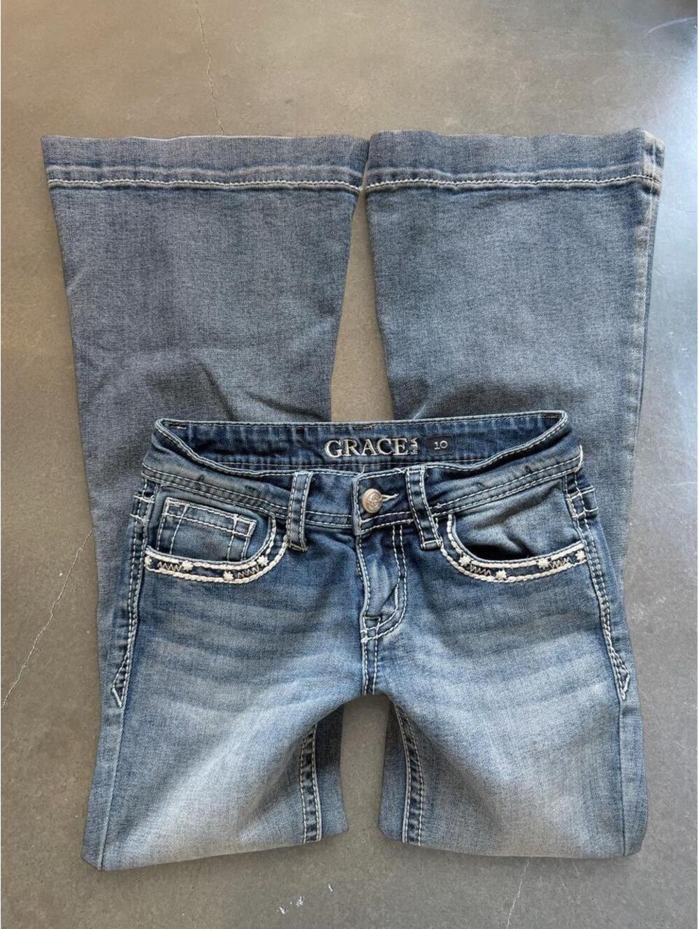 Grace’s Jeans Flare Leg Jeans | Kids Size 10 / Women’s 0–2